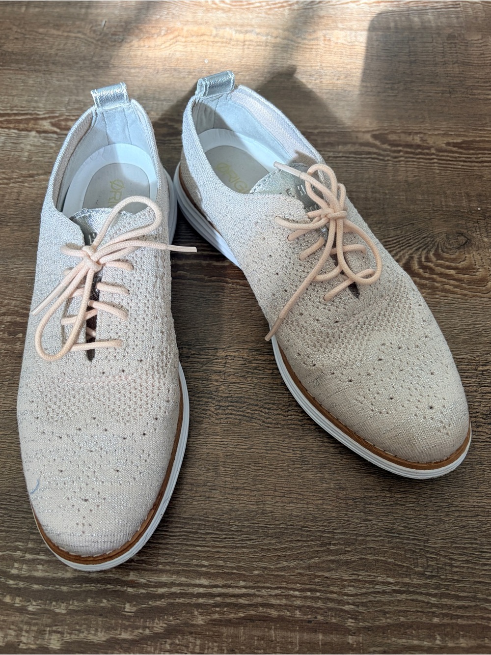 Cole Haan Blush Knit Sneakers